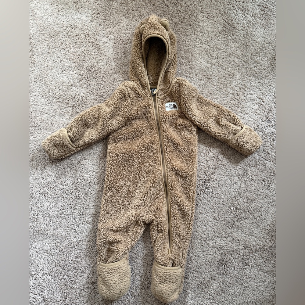 The North Face Campshire Brown Fleece Snowsuit